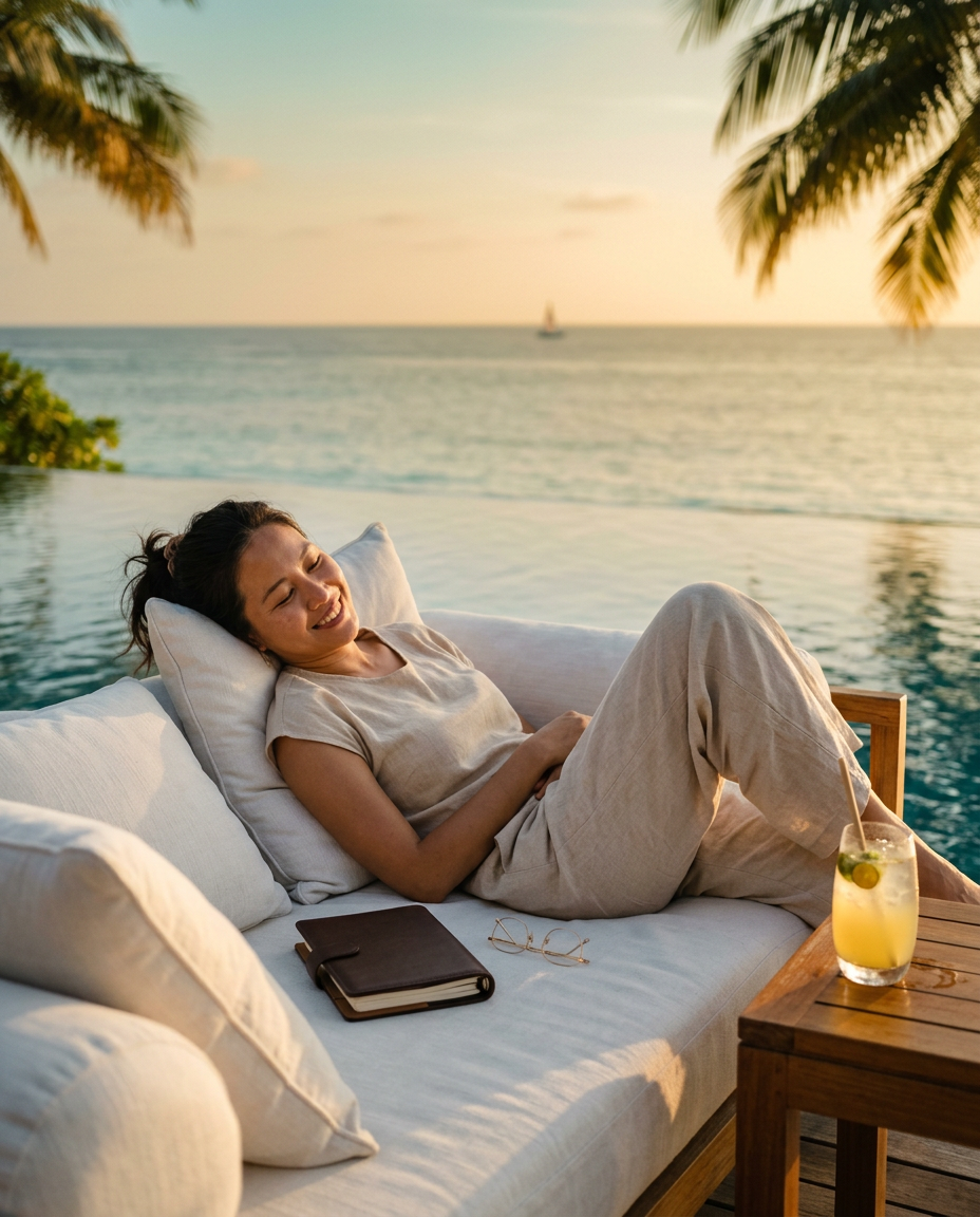 Employees enjoying a well-deserved vacation