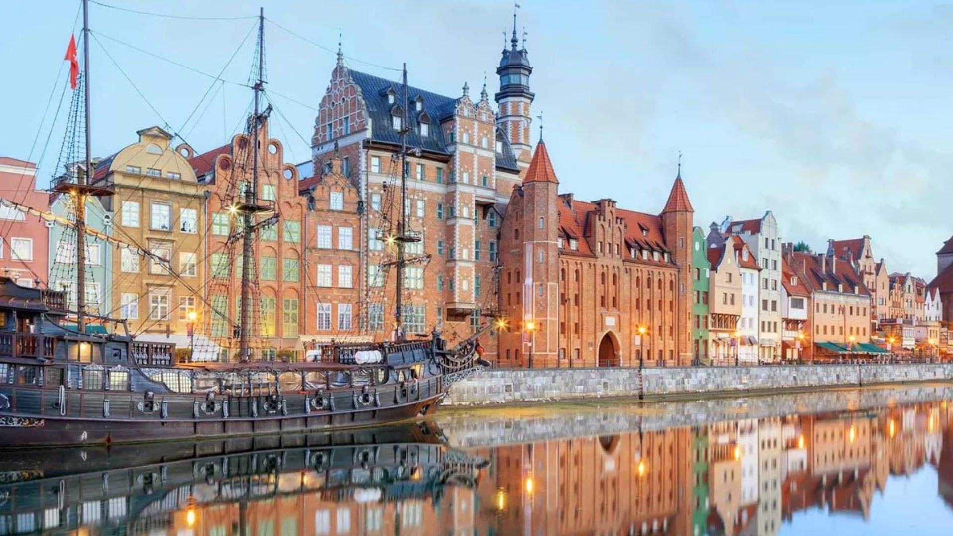panoramic View of Gdansk