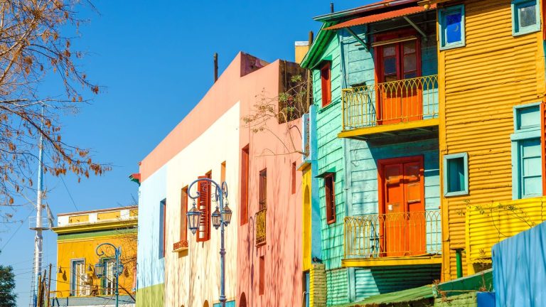 A Colorful Urban Scene