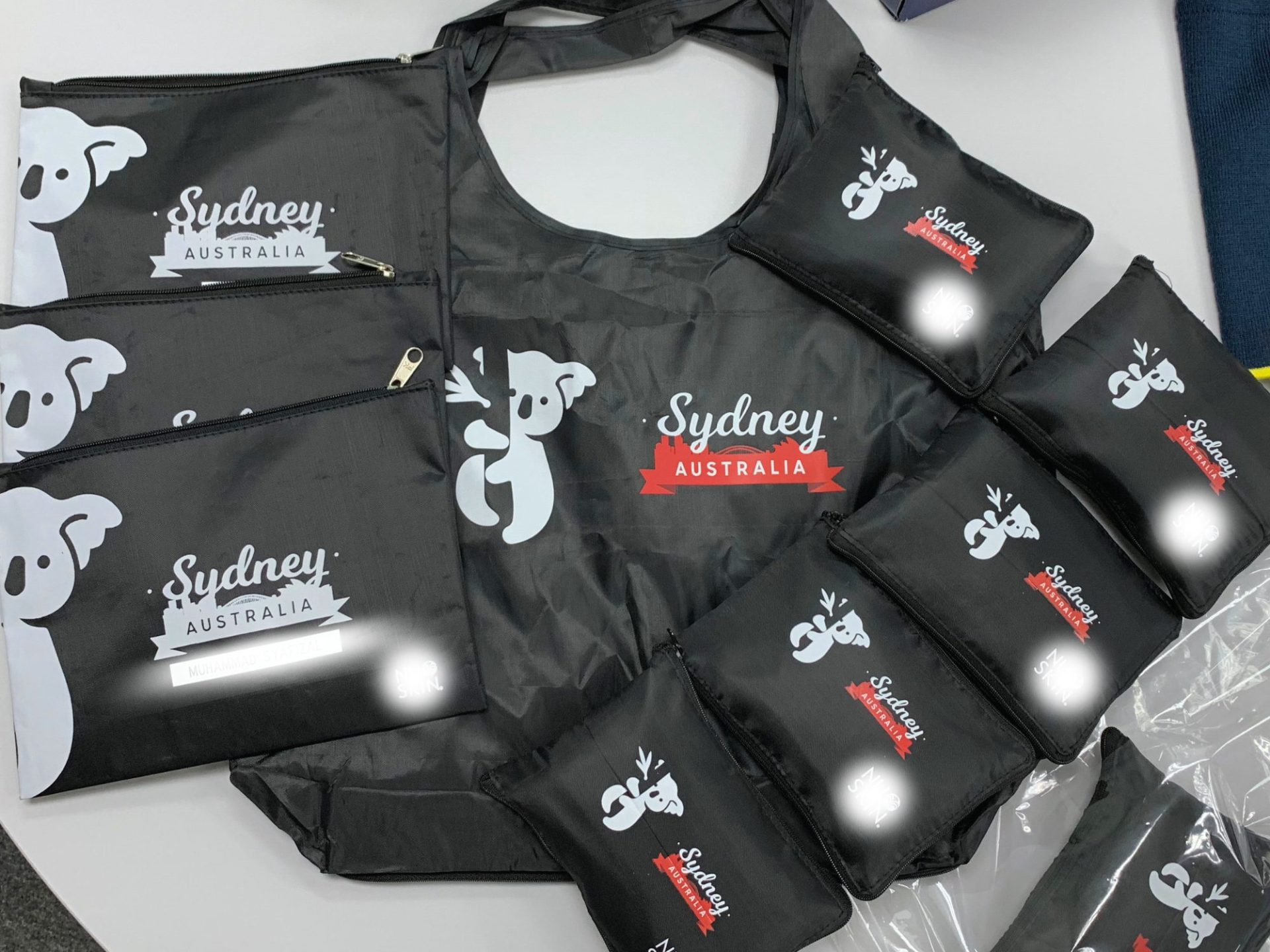 Custom made goodies bag