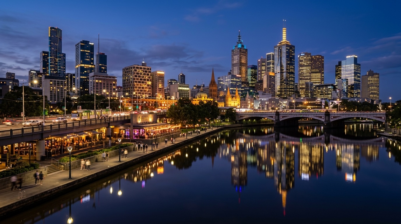 8D7N Melbourne Wonders Melbourne Cityscape Yarra River
